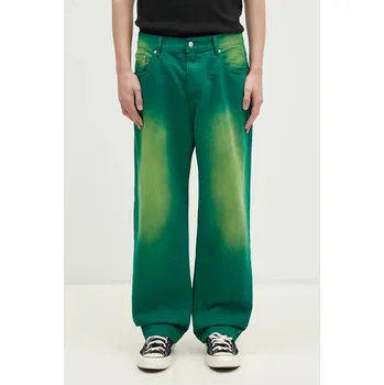 Pánské džíny Džíny Billionaire Boys Club Garment Dyed Denim Pant, 36, zelená, 77X