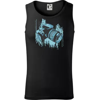 Pánské termoprádlo Zrcadlovka v přírodě - Tílko pánské Core - M ( Černá )