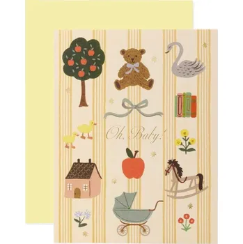 Rifle Paper Co. Přání s obálkou Oh Baby!