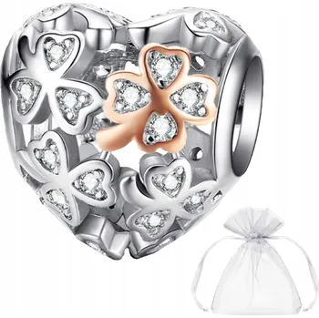 Přívěsek Charms SERCE Srebrne 925 Zawieszka