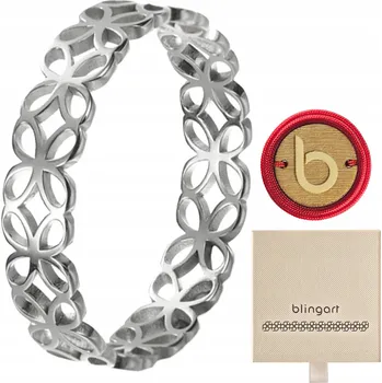 Prsten Prstýnek dámský SUBTILNÍ obroučka KVĚTINY ažurový boho jemný elegantní