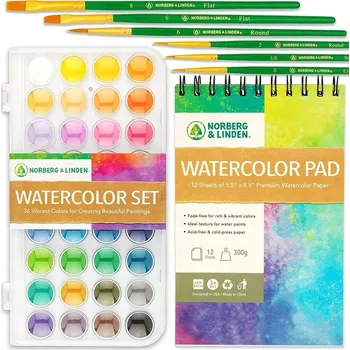 Vrták Sada akvarelových barev Norberg & Linden