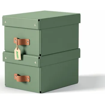 Úložný box LEITZ úložný box, karton, velikost S, 2 ks zelený