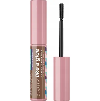 Přípravek na oči Claresa Brow Power Shot Gel na Obočí - 02 Brown 8g
