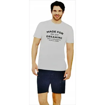 Pánské oblečení CLEVE pánské pyžamo s krátkým rukávem velikost L
