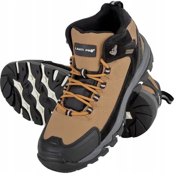 Pracovní obuv Kotníkové boty bez ocelové špičky, nubukové, béžovo-černé O2 SRA, velikost 42 LAHTI PRO L3011442