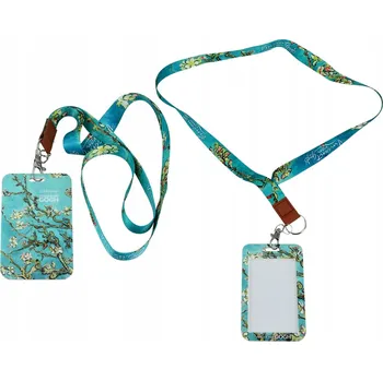 Pouzdro na kartu / identifikační štítek - V. van Gogh, Kvetoucí mandloň (CARMANI)