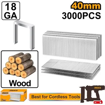 Průmyslová sponka Sponky do zošívačky 40mm, 3000ks INGCO