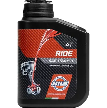 Motorový olej Motorový olej NILS 4T RIDE 15W50 polosyntetický 1L