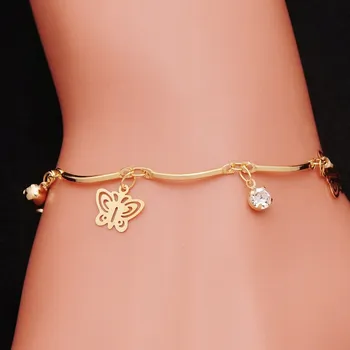 Náramek Náramek Gold Butterfly - Zlatá KP-1770