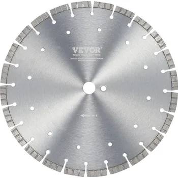 Brusný kotouč Vevor Diamantový kotouč 300 mm, segment 12 mm, otvor 25,4 mm, mokré/suché