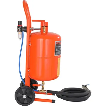 Pískovačka Vevor Pískovací přístroj kapacita 18.9 L 60-110 PSI se 4 tryskami