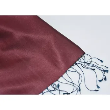 Šála Hedvábná šála Šrínagar - Hnědá