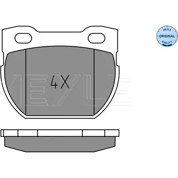 Brzdová destička MEYLE BRZDOVÉ DESTIČKY LAND ROVER ZADNÍ DEFENDER 2,2-2,5 TD 4X4 90-16