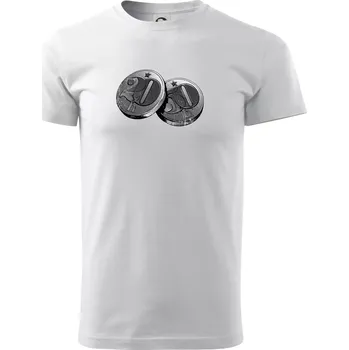 Pánské tričko Haléře pro sedmdesátníka - Triko extra velké (5-8XL) - 6XL ( Bílá )