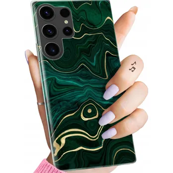 Pouzdro na mobilní telefon Zadní Kryt Hello Case pro Samsung Galaxy S23 Ultra zelený