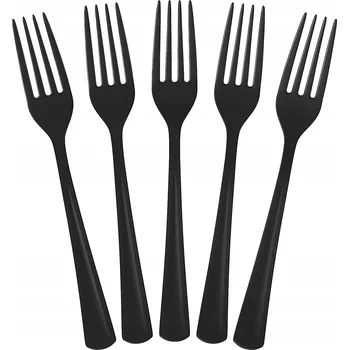 Jednorázové nádobí Plastové vidličky na oběd Na Jedno Použití 50 ks