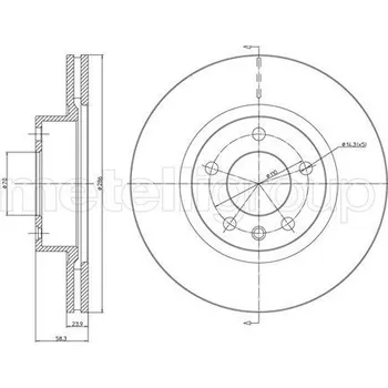 Brzdový kotouč Brzdový kotouč CIFAM (800-446)