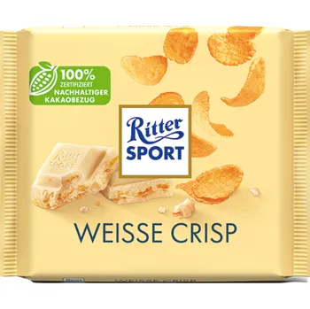 Čokoláda Ritter Sport bílá čokoláda s cereálními lupínky 100 g