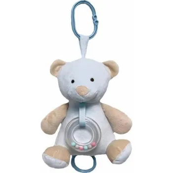 Hudební nástroj pro děti TULILO Hudební skříňka Miś 18 cm modrá