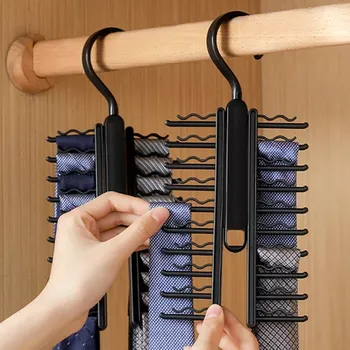 Kolíček na prádlo Věšák na kravaty - černý (PRH9)