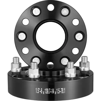 Alu kolo Vevor Rozpěry kol 1.5" 6×5" m14×1.5 78.1 mm středové pro 1995–2023 4 ks