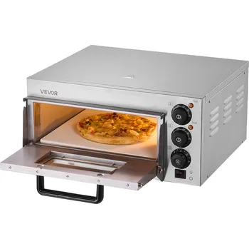 Příprava pizzy Vevor Elektrická stolní pizza trouba pro 35.56 cm pizzu 230 V 1500 W