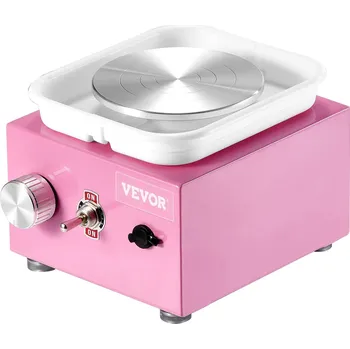 Vevor Elektrický mini hrnčířský kruh 0–320RPM, odnímatelná mísa, 18 ks