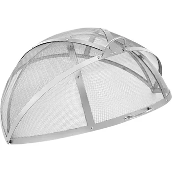 Vevor Kryt proti jiskření na ohniště 30" průměr, nerezový, otevírací