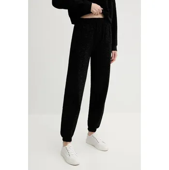 Tepláky HUGO LOKKY Long pant dámské, černá barva, s aplikací, 50545211 99X, vel. L