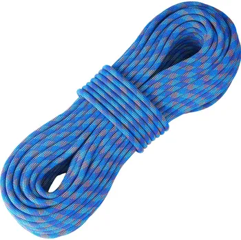 Horolezectví Vevor Dynamické lezecké lano 10.2mm 60M 25KN s ocelovými karabinami