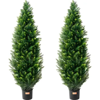 Vevor Umělý cedrový strom 2 ks 121.9 cm uv odolný interiéru/exteriéru