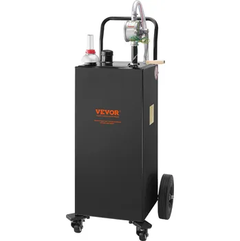 Auto-moto Vevor Nádoba na palivo 35 gallon s manuální pumpou a 4 kolečky