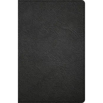 CSB Personal Size Giant Print Bible, Black Genuine Leather (EN)