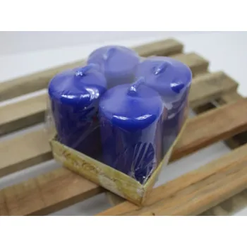 Vánoční dekorace Adventní svíčky 4/40/80 Barva: MODRÉ OBYČ RŮZNÉ DRUHY A VÝROBCI