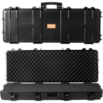 Vevor Pevný kufr na dvě pušky 42 inch, 3-vrstvá pěna, IP67, kolečka