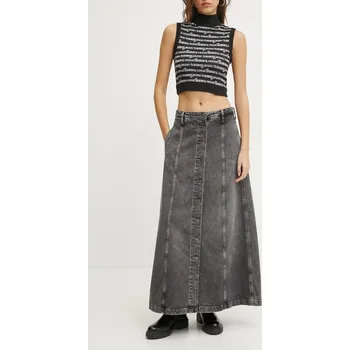 Dámská sukně Džínová sukně Tommy Jeans DW0DW19799 šedá 90J, vel. 28