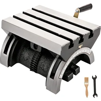 Vevor Naklápěcí frézovací stůl 25.4×17.8 cm, úhel 0-80°, 3 t-dráhy