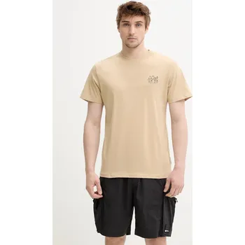 Pánské tričko Bavlněné tričko Solid PAX 21108605.160920 béžová 80X, vel. S