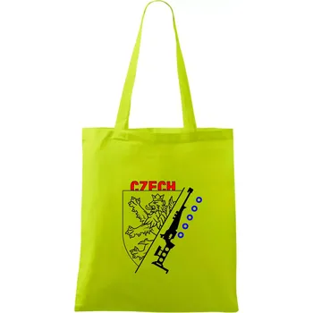 Biathlon - Czech Lion - Taška bavlněná - 42 x 38 cm ( Limetková )