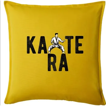 Polštář Karate bojovník - Polštář 50x50 - 50x50 - Pouze potah ( Žlutá )