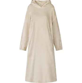 Pánská mikina vidaXL Mikina s kapucí Béžová s Flanel