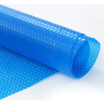 Vevor Solární plachta pro bazény Φ10 ft, 15 mil, modrá, zapuštěné a nadzemní