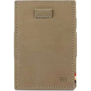 Kožená vysouvací peněženka na mince Cavare Vintage Garzini Metal Grey