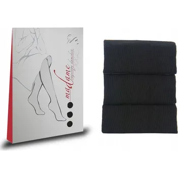 Podprsenka Punčocháče hladké Wola Madame 200den černé Black 95 velikost M