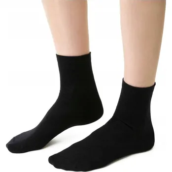 Dámské ponožky Dámské Ponožky Steven , polofroté, hladké, merino vlna, 130 černé, 35/37