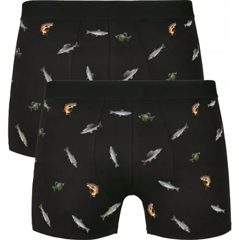 Pánské spodní prádlo Pánské boxerky s potiskem pstruhy, lipanů, lososů 2-BALENÍ ideální 3XL C