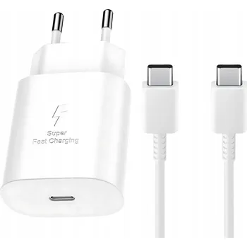 Síťová nabíječka Samsung USB typ C pro Samsung 3000 mA 5 V bílá