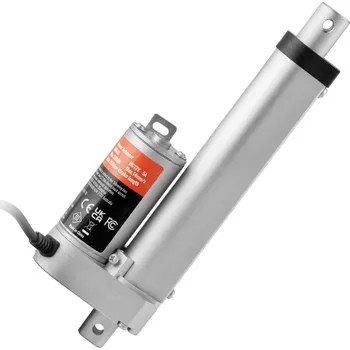 Vevor Lineární aktuátor 12 V, zdvih 10,2 cm, síla 1500 N, 0,5 cm/s, IP54