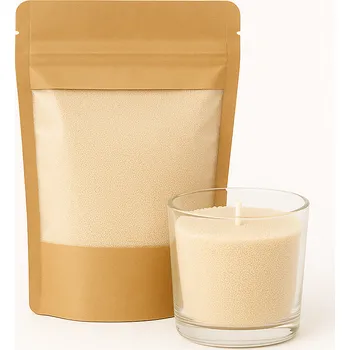 Svíčka Sypaná svíčka bublající ŽLUTÁ 500g + knoty